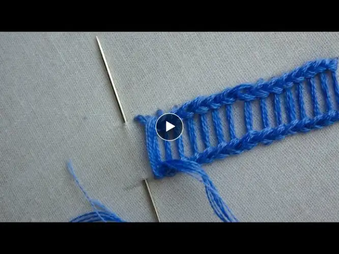 Ladder Stitch for Hand Embroidery,basic hand embroidery tutorial