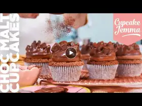 How To Make The Ultimate Chocolate Malt Cupcake Recipe | Cupcake Jemma