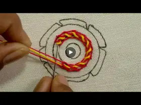 Blooming Beauty: Hand Embroidery Flower Tutorial for Beginners | DIY Stitching