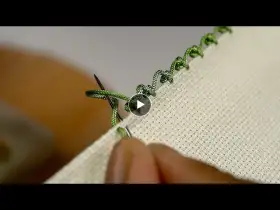 Quick & Stunning: Easy Embroidery Edge Tutorial for Beginners in Under 2 Minutes!