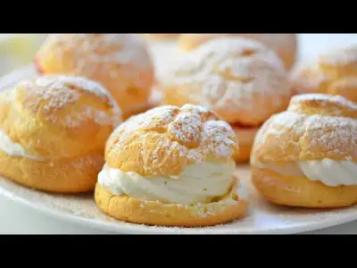 How to make cream puffs - easy cream puffs recipe