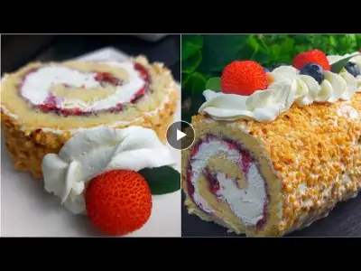 Make the Swiss roll like this and no one will believe you made it at home! Perfect for holidays and gifts!