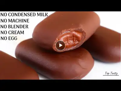 CHOCOLATE CHOCO BAR ICE CREAM RECIPE IN LOCKDOWN | Top Tasty Recipes