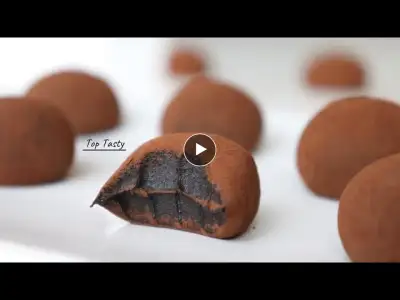 2 Ingredient Chocolate Truffles Recipe | Condensed Milk Chocolate Truffles | Top Tasty Recipes
