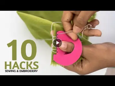 10 SMART HAND EMBROIDERY & SEWING HACKS | by DIY Stitching