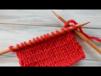 How to Knit Stitch (k) in Knitting