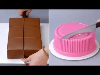 Wonderful Cake Decorating Tutorials | Amazing Chocolate Cake Decorating Idea | Satisfying Cakes
