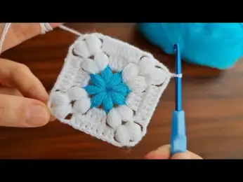 Super Very Easy Crochet Knitting Motif