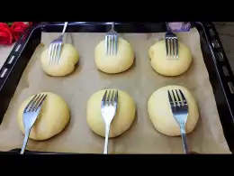 YOU HAVE A FORK! FEW KNOW THIS METHOD / SURPRISE YOUR RELATIVES / AWESOME BUNS FOR TEA!