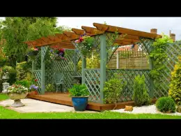 Garden ideas: 50 examples of using trellises in landscape design!