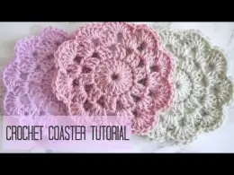CROCHET: how to crochet a coaster | Bella Coco