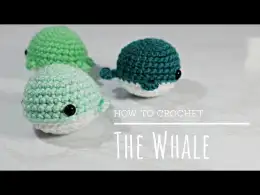 How To Crochet - Easy Beginners Amigurumi Whale Tutorial