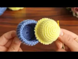 Wow ! How to make very easy very beautiful crochet ✔ Super easy crochet pincushion / Kolay Örgü.