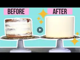 HOW TO INCUT A CAKE WITH PERFECT EDGES | PASTRY TIPS