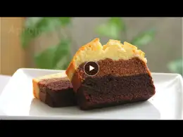 Three Layer Chocolate pound Cake | Apron