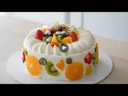 Fresh Cream Fruit Cake / Fruit Shortcake