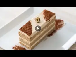 Coffee Sponge Cake With Cream