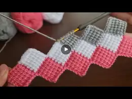 Super Easy Tunisian Knitting Pattern Baby Blanket