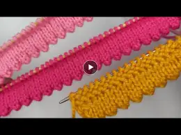 HOW TO KNIT START OR EDGE STITCH ON TWO NEEDLES | SAMANTHA