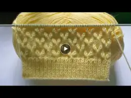 BEAUTIFUL PATTERN KNITTED WITH TWO NEEDLES or sticks | SAMANTHA