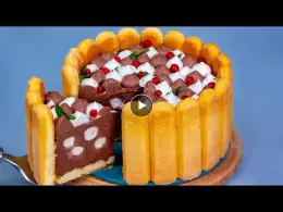 Every holiday’s star! Cake without baking, made of sponge fingers and Nutella