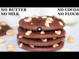 Only 2 Ingredient Chocolate Cookie Recipe | Without Milk, Flour, Cocoa, Butter | Top Tasty Recipes