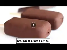 Choco Bar Ice Cream Recipe WITHOUT Mold! Only 3 Ingredients! Easy Ice Cream Recipe At Home