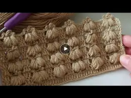 Wonderful! fast progressing easy crochet blanket, shawl, pattern