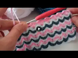 WOw! very easy crochet baby blanket / Anyone can do this stitch