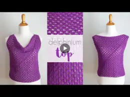 How To Crochet The Delphinium Top
