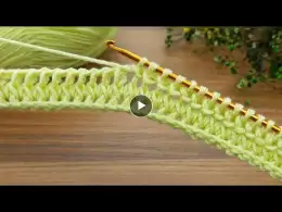 This Tunisian crochet is very beautiful, let's watch it #crochet #knitting #tunisiancrochet