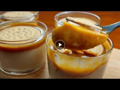 Homemade caramel dessert that I never get tired of eating! Creamy and melts in your mouth!